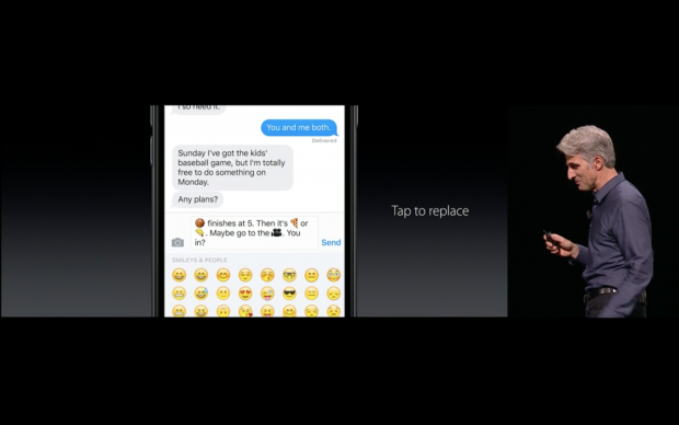 Apple zeigt iOS 10. (Bild: Apple/Screenshot: Golem.de)